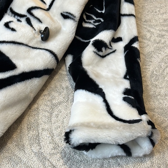 DONNY Brooks RIHANNA Faces Plush Jacket 1980’s Oversized Extra Small - Picture 13 of 14